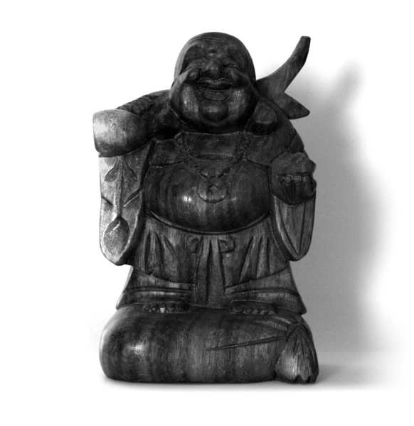 Buddha Wood Statue