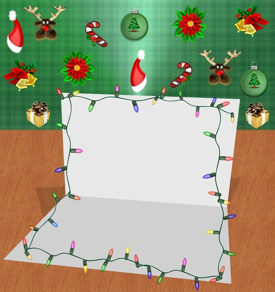 Christmas background Card