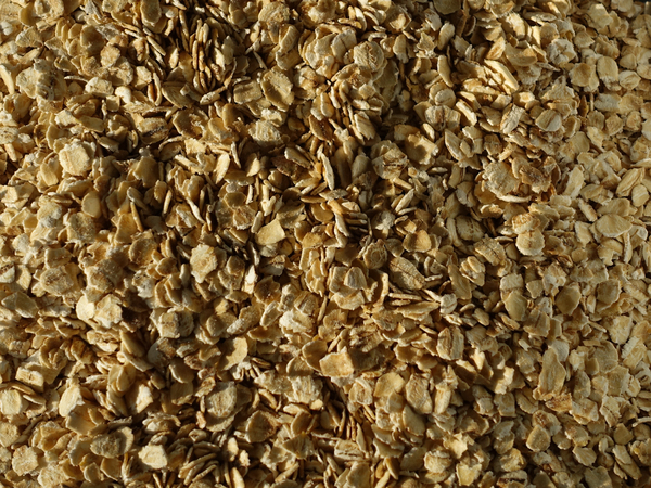oat flakes texture