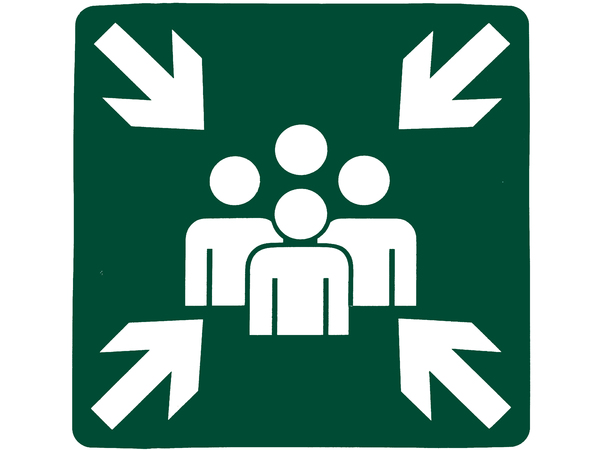 meeting point sign