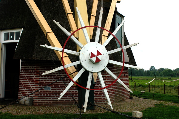 Wheel of a windmill
