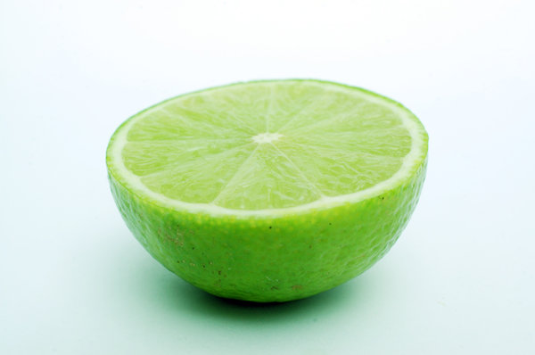 Lime in half.