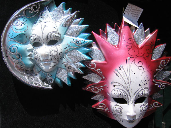Venice carnaval masks