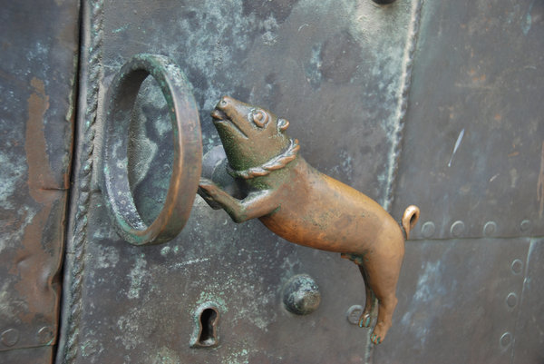 Handle from medieval church