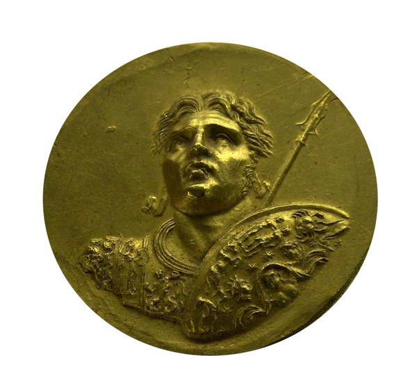 Golden ancient greek coin 2