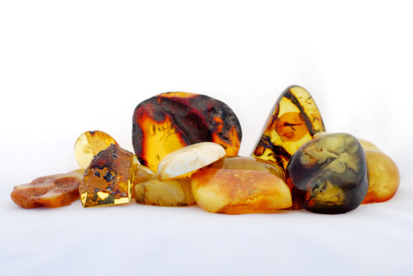 Stack of Baltic amber 2