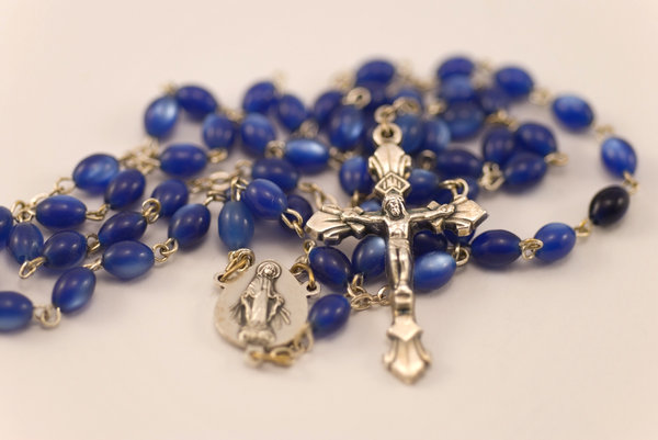 Blue rosary 1