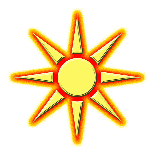 Sun pictogram 2