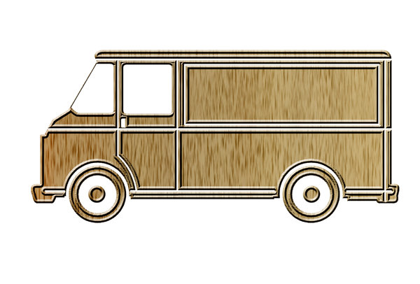 Pickup truck pictogram 1