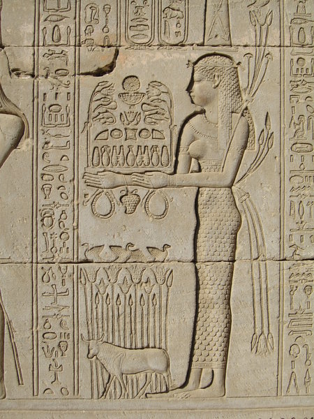 Hieroglyphs at Dendara