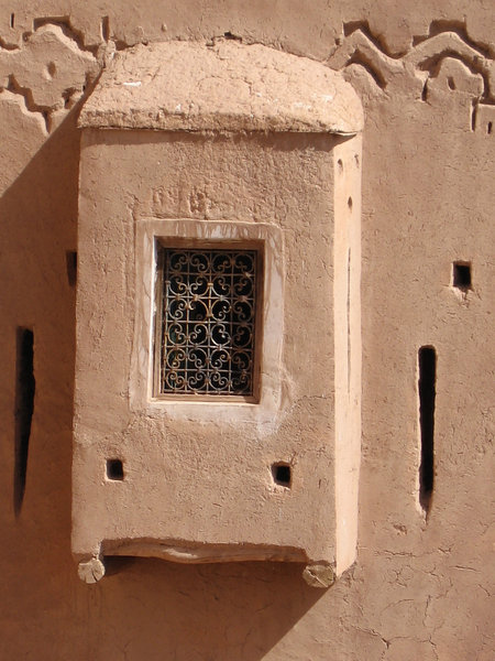 Ouarzate kasbah window