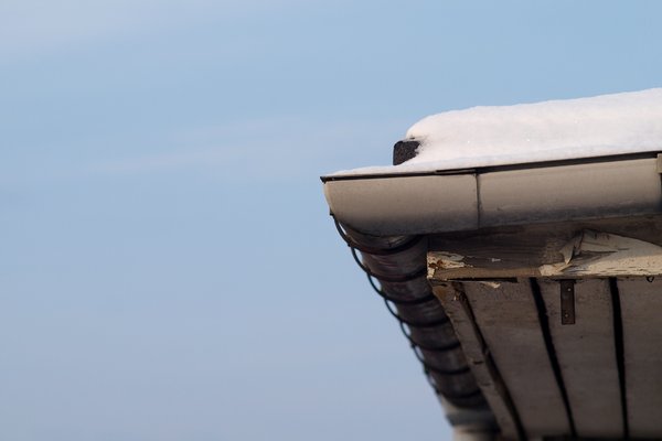 Snow on roof