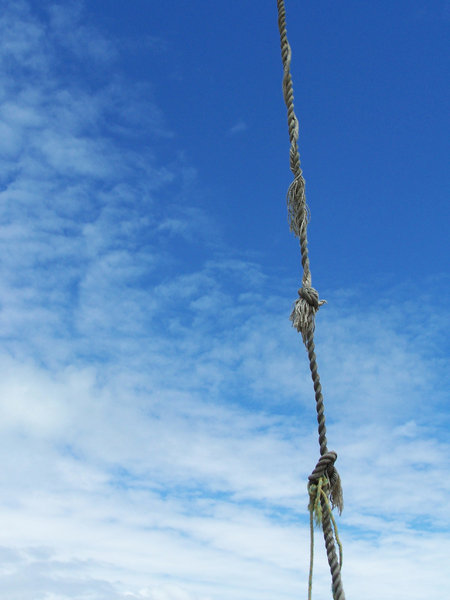 Swinging rope
