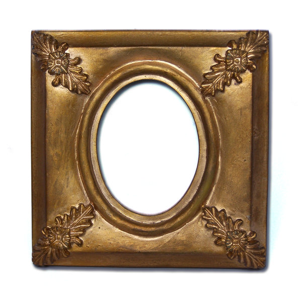 Painted gold frame