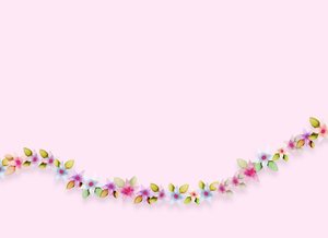 Flower Wave 1: Floral border or design element, background or backdrop. Flower Wave 1: Floral border or design element, background or backdrop.