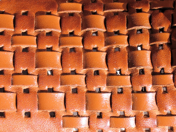 wickerwork leather texture