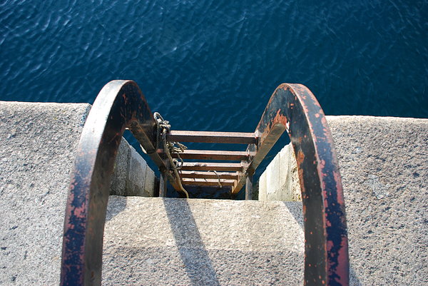 Stairs to the ocean