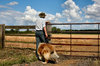 rolnik i pies