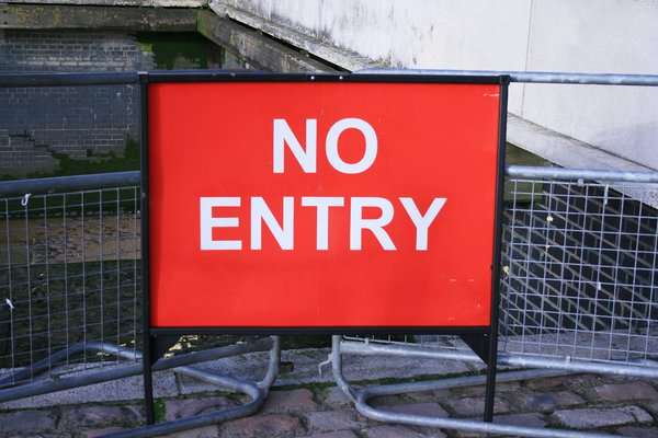 No Entry!