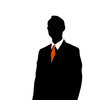 Businessman silhouette