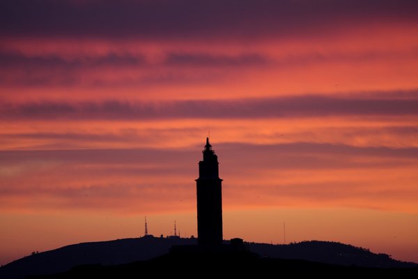 Red sky & tower 1