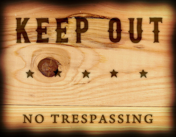 keep out 1
