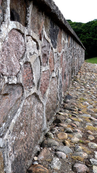 Church stone wall