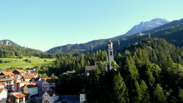 Swiss Village of Tiefencastel