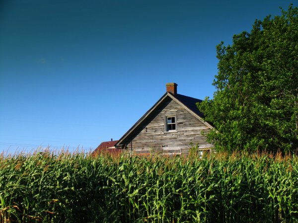 Old abandon  farm house