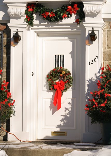 Christmas door