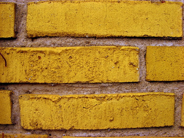 Yellow brick wall 3