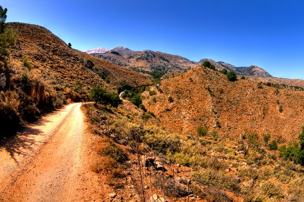 Mountain road - HDR