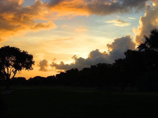 Golfing at Twilight