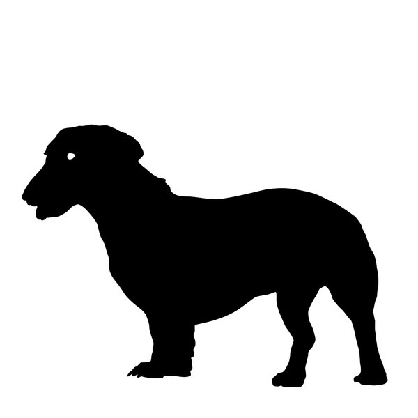 Silhouettes dachshund