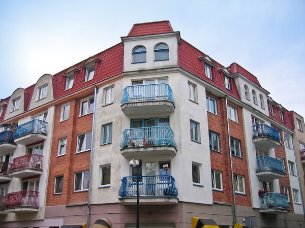 house at the corner in poland