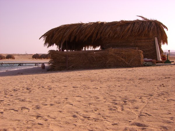 Hut on the beach