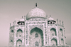 Taj Mahal close-up vista completa