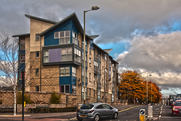 Dundee street in HDR