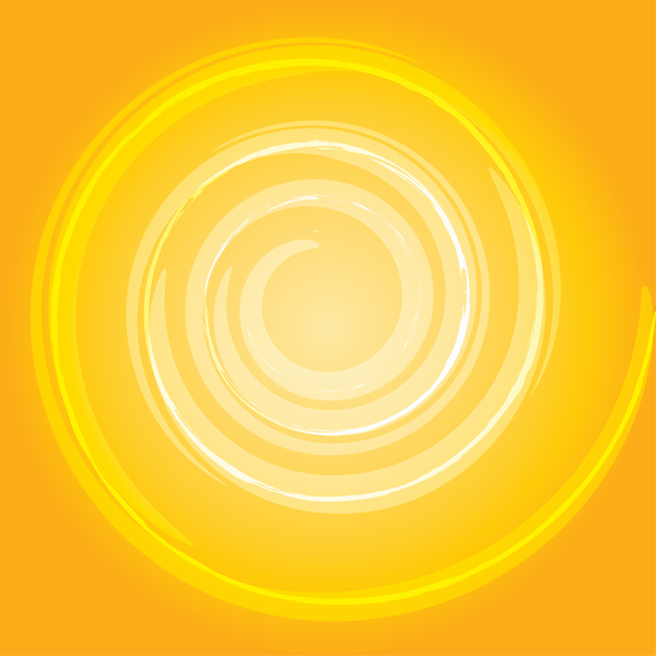 Swirl background yellow
