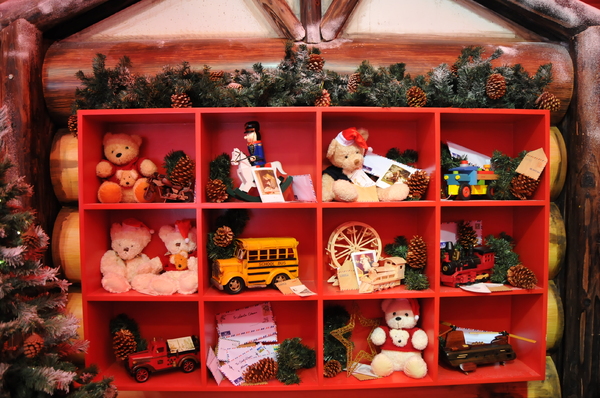 Christmas shelf