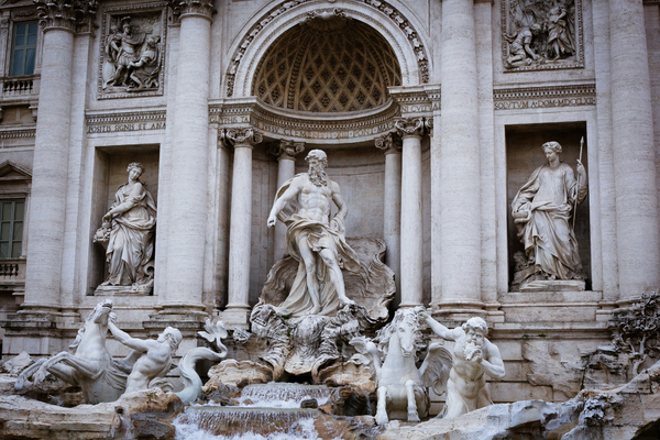 Trevi Fountain In Rome 1