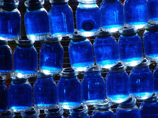 Blue Bottles 1