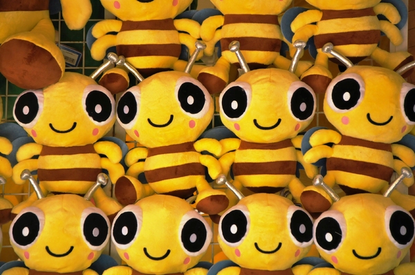 toy bees texture