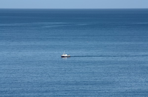 Big sea, small boat