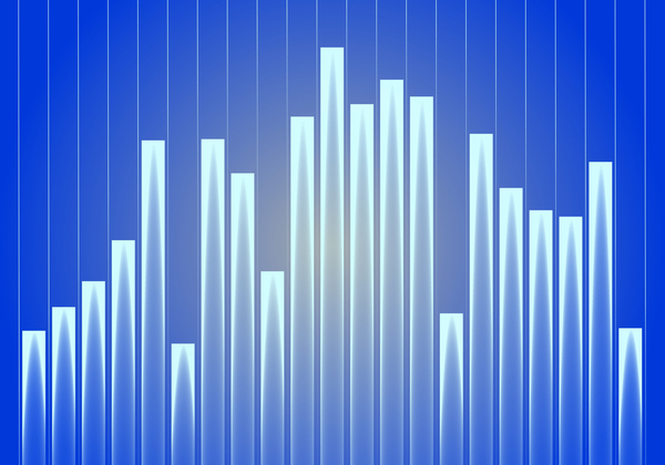 Blue Business Graph