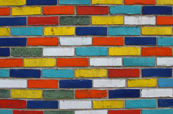 Coloured bricks