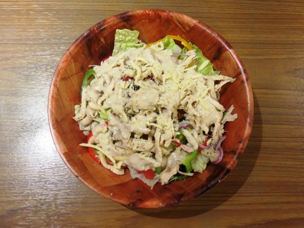 Chicken and cheese salad
