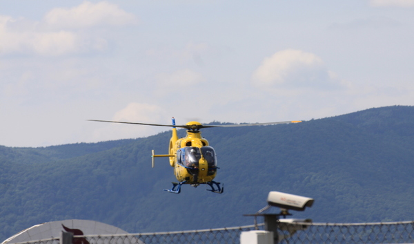 Yellow rescue helicopter 2