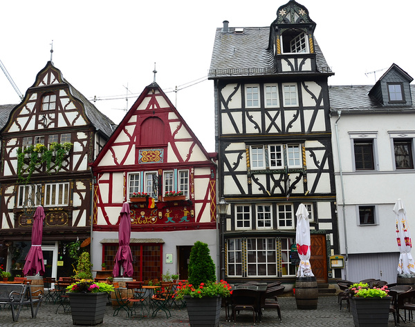 old half-timbered house