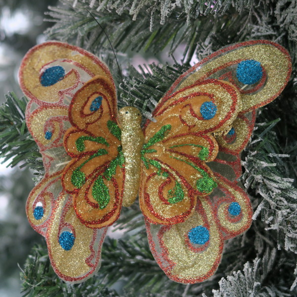 Christmas butterfly